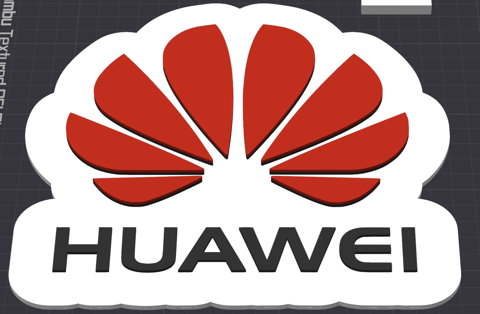 Decorative Huawei Logo Flat Wall Plaque Sign Display Room Phone