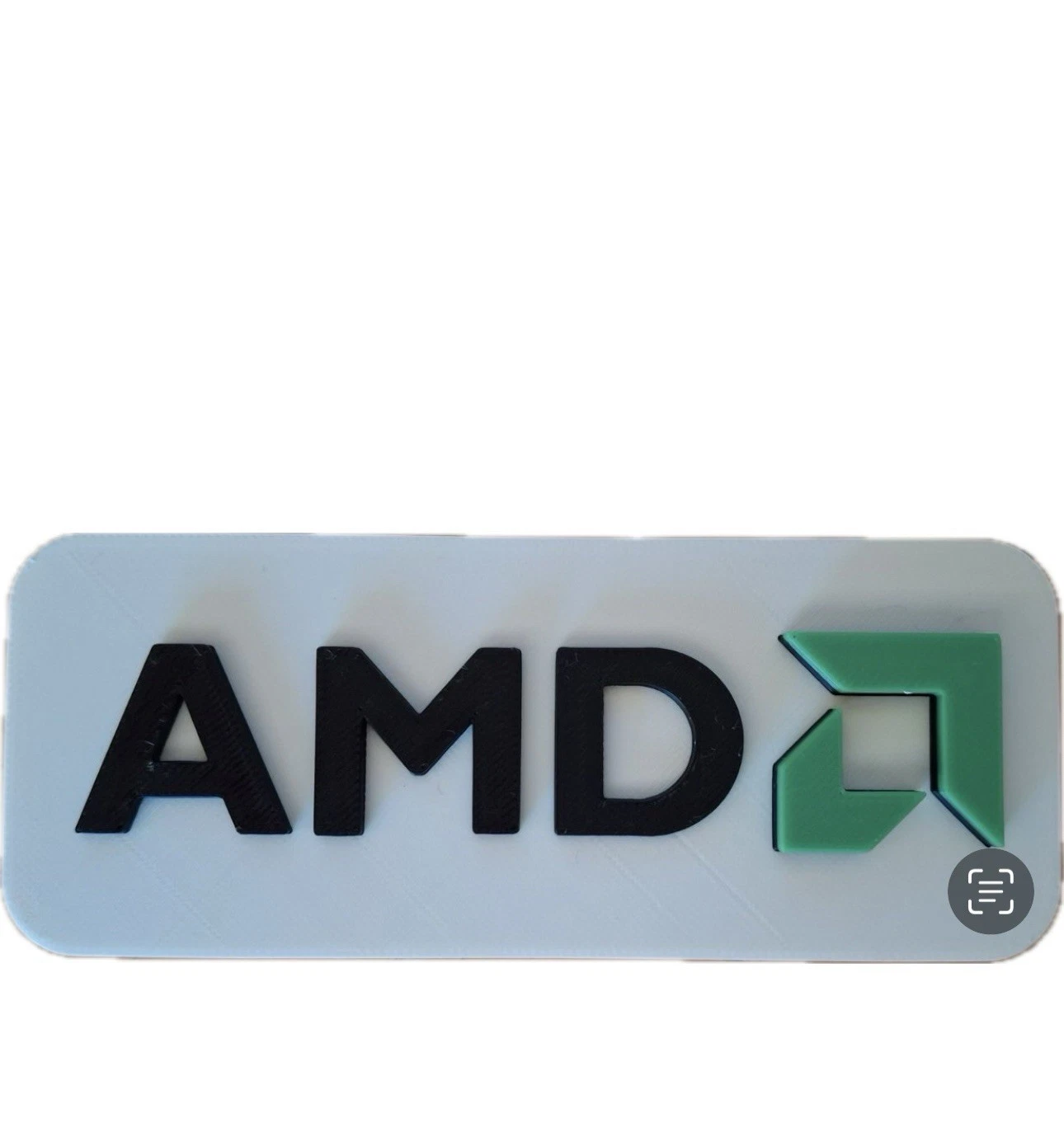 Decorative AMD Logo Standing Sign Display Room PC