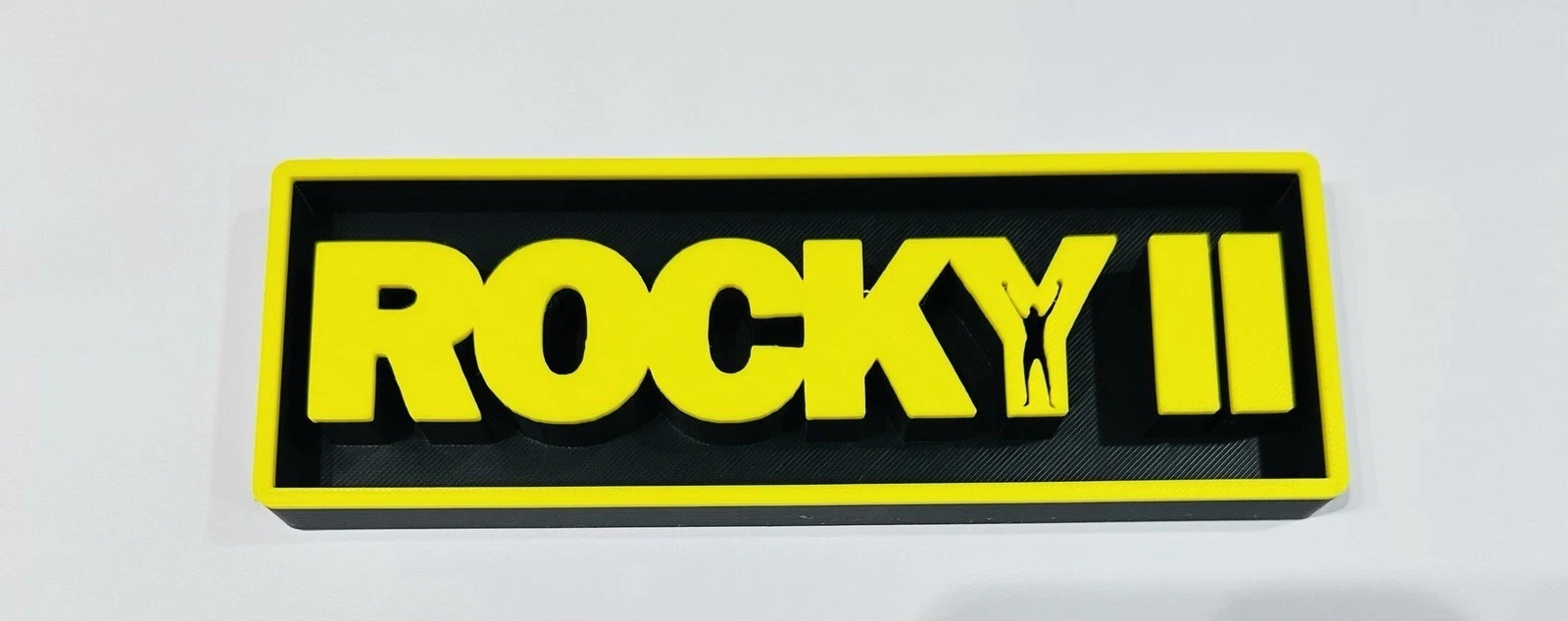 Decorative Rocky 2 II Box Sign Shelf Wall Logo Display Film 3D Print 2 Sizes