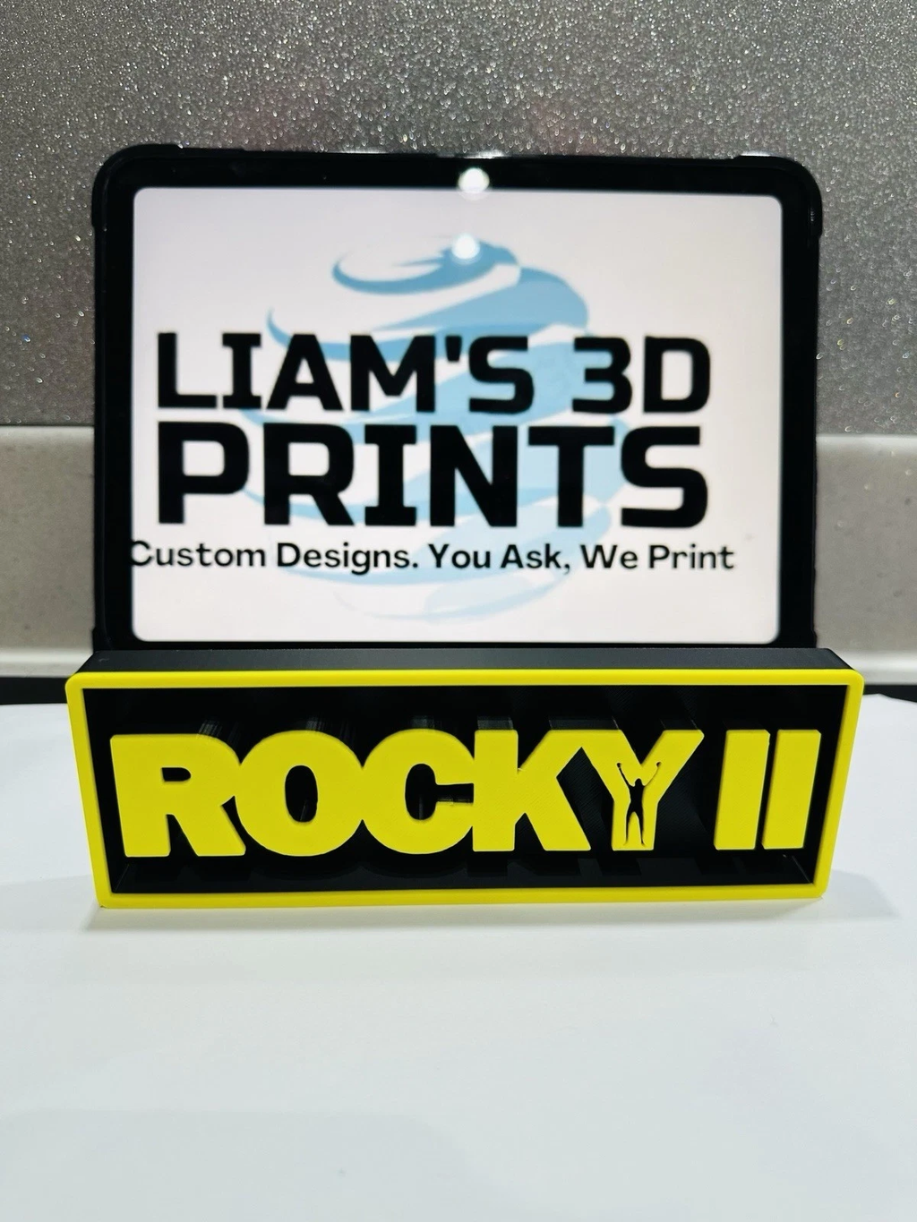 Decorative Rocky 2 II Box Sign Shelf Wall Logo Display Film 3D Print 2 Sizes