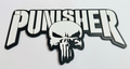 Decorative The Punisher Marvel Character Logo 3D Print Wall Display