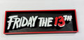 Decorative Friday the 13th Box Sign Shelf Wall Logo Film 3D Print 2 Sizes