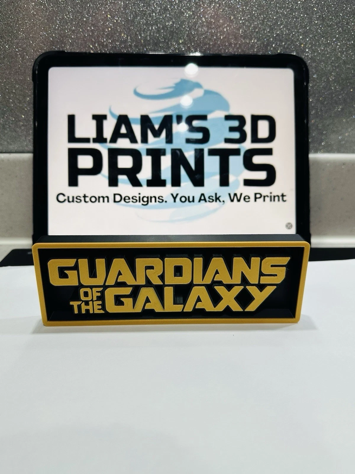 Decorative Guardians Of The Galaxy Marvel Film Box Sign Logo Display 2 Sizes