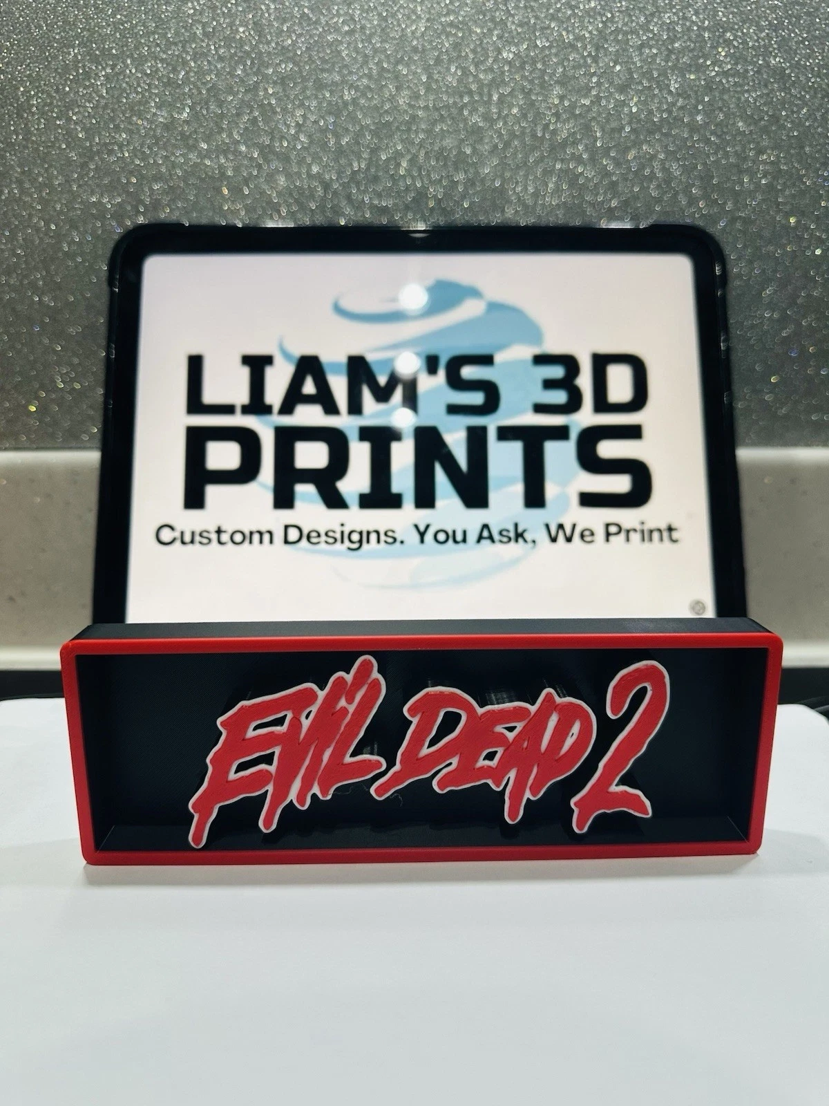 Decorative Evil Dead 2 Film Box Sign Logo Shelf Display 2 Sizes