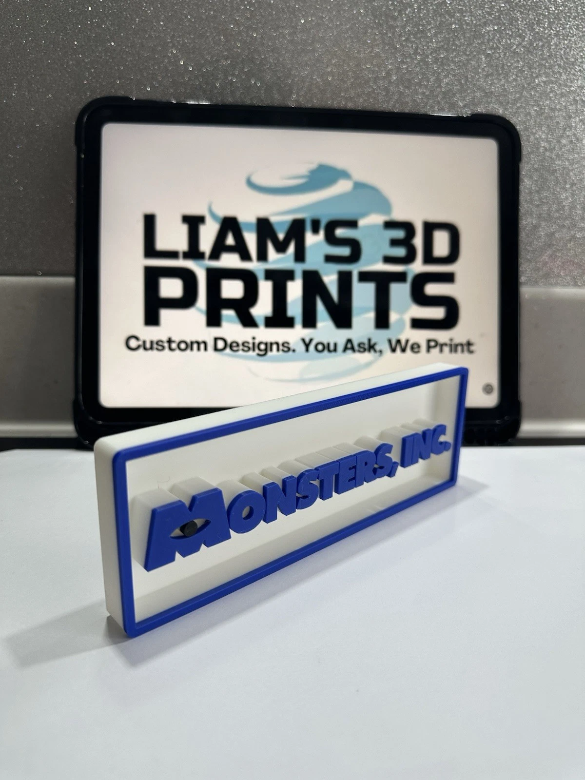 Decorative Disney Monsters Inc Film Logo Sign Display Cinema s 17.5cm L 22cm