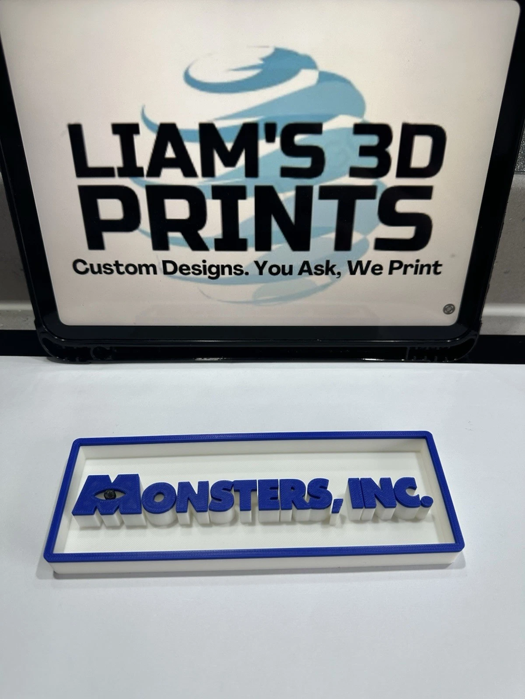 Decorative Disney Monsters Inc Film Logo Sign Display Cinema s 17.5cm L 22cm