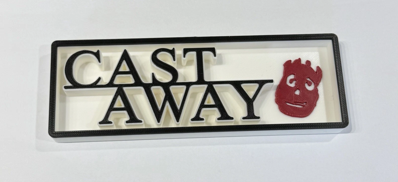 Decorative Cast away Film Logo Sign Display Cinema s 17.5cm L 22cm