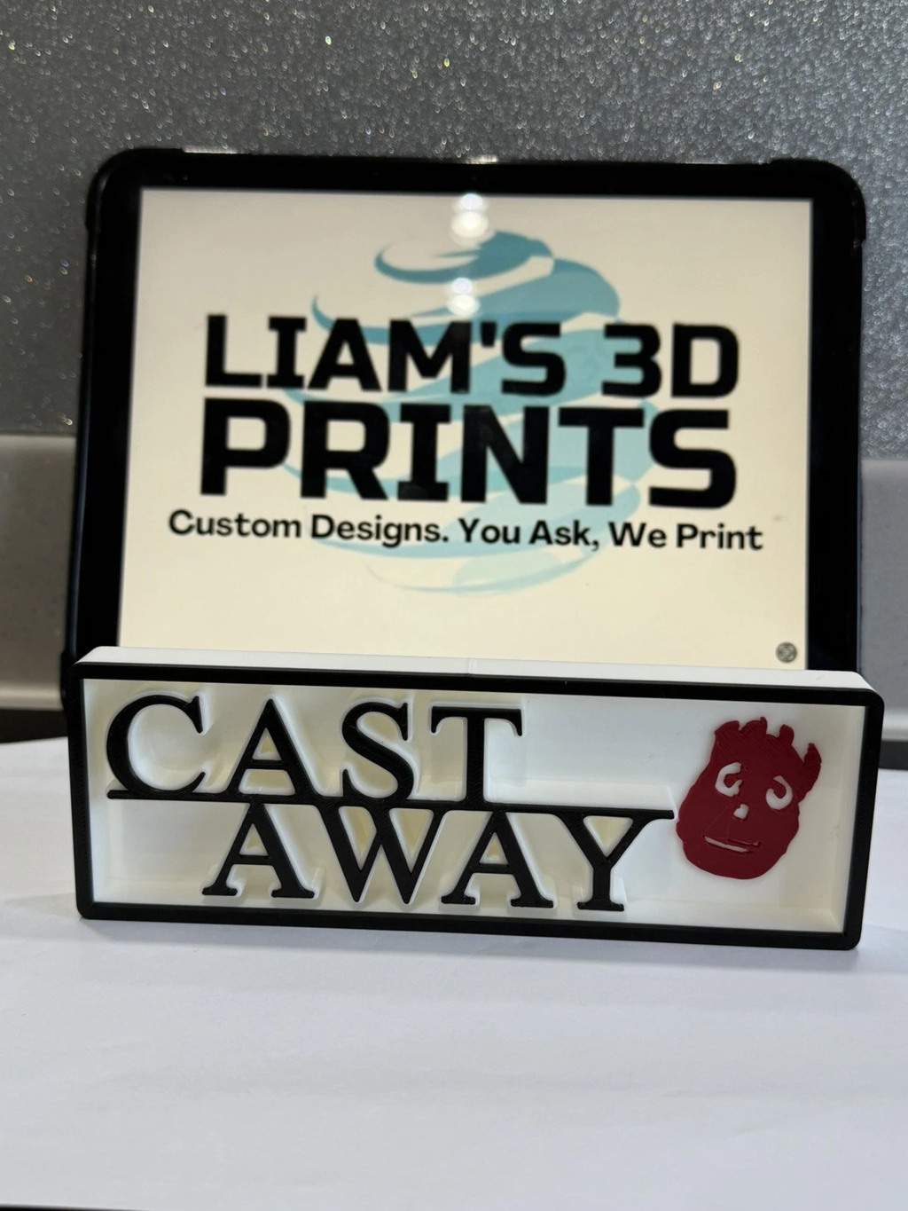 Decorative Cast away Film Logo Sign Display Cinema s 17.5cm L 22cm