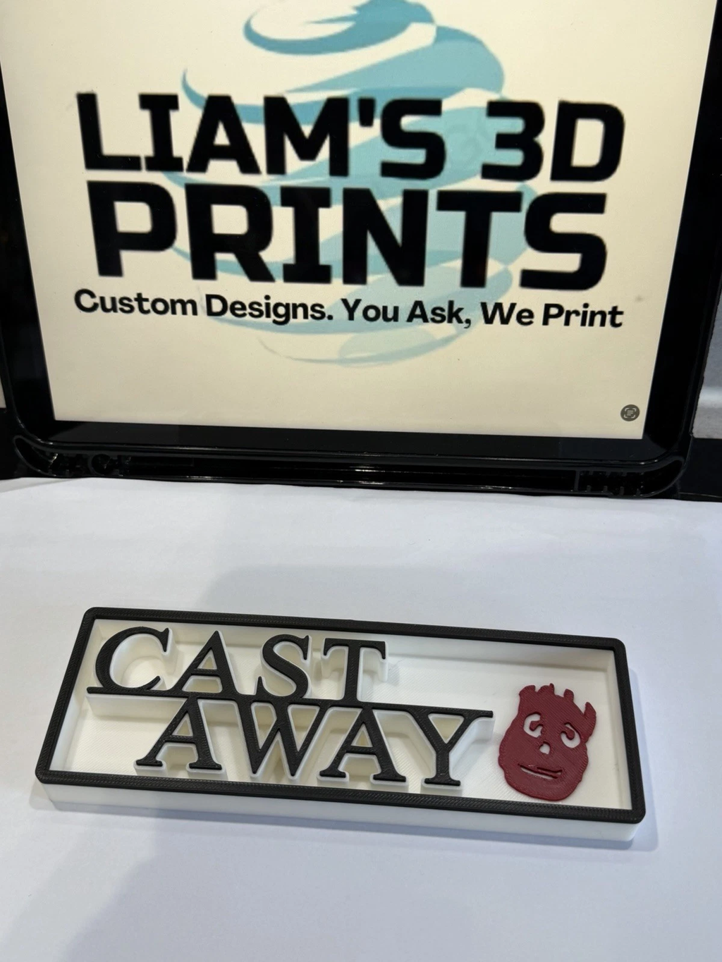 Decorative Cast away Film Logo Sign Display Cinema s 17.5cm L 22cm