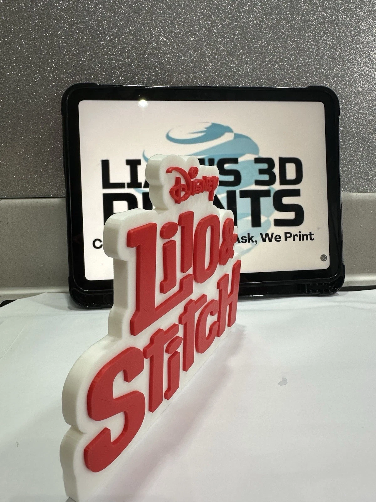 Decorative Disney Lilo & Stitch Tv Film Room Sign Display Logo Pops