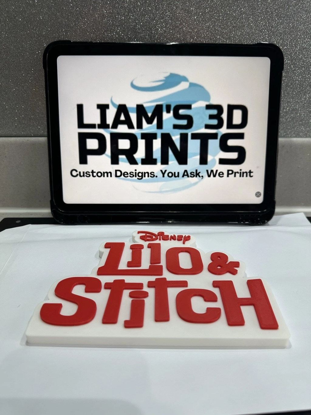 Decorative Disney Lilo & Stitch Tv Film Room Sign Display Logo Pops
