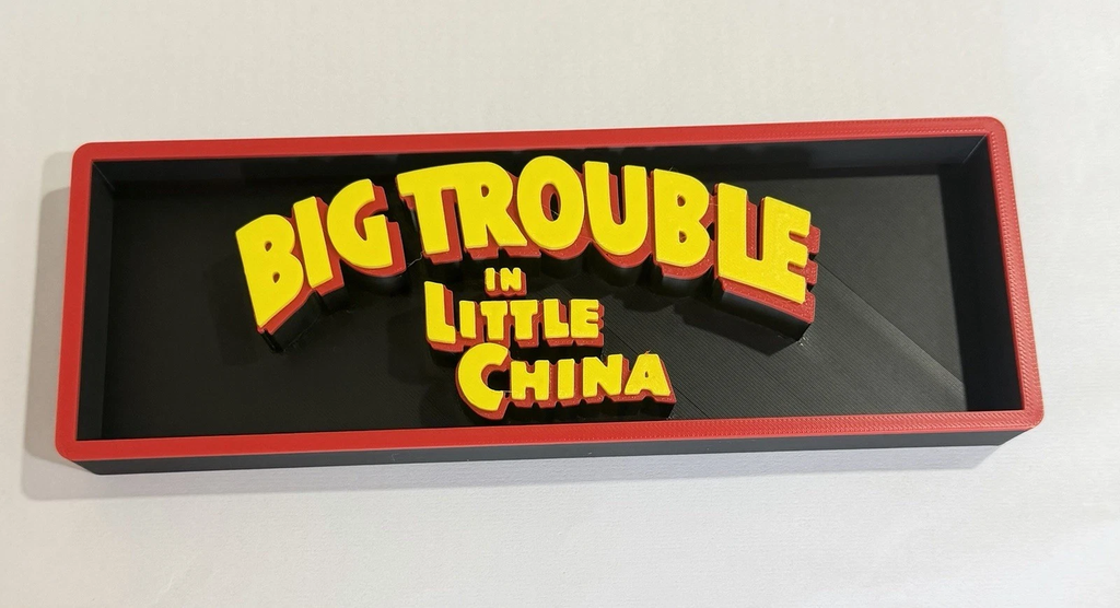 Decorative Big trouble in little China Film Logo Sign Display Cinema