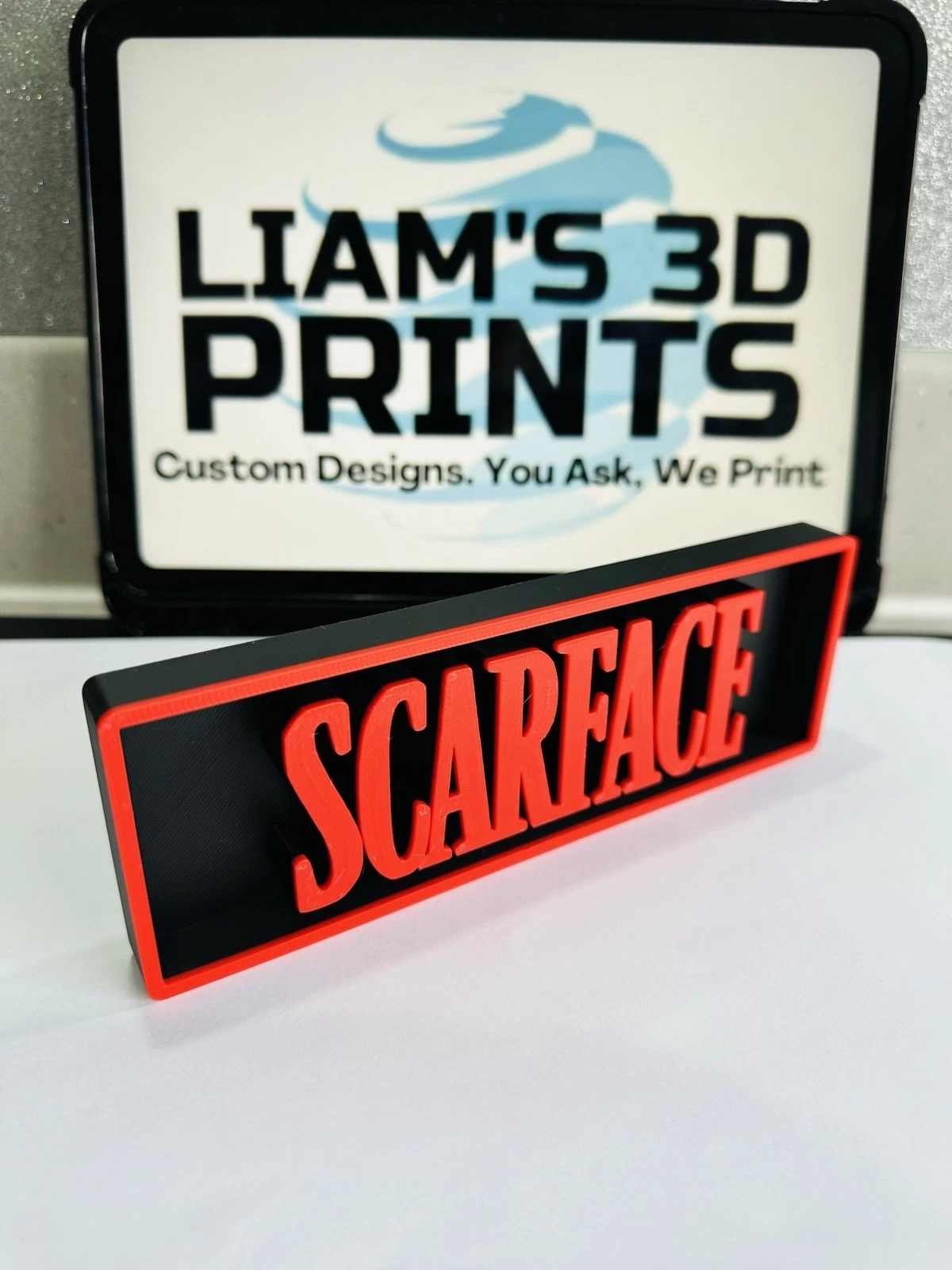 Decorative Scarface Film Logo Sign Display Cinema s17.5cm L22cm