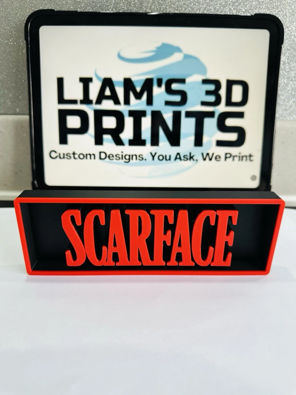 Decorative Scarface Film Logo Sign Display Cinema s17.5cm L22cm