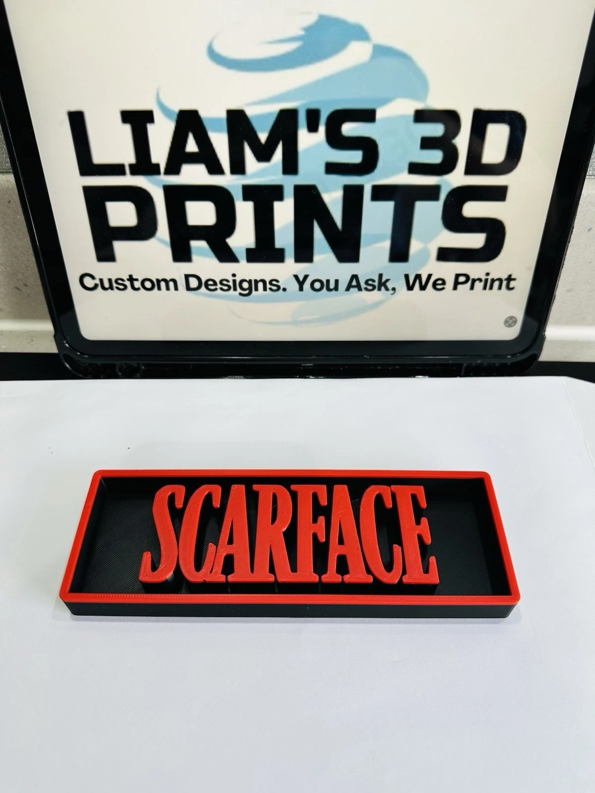 Decorative Scarface Film Logo Sign Display Cinema s17.5cm L22cm
