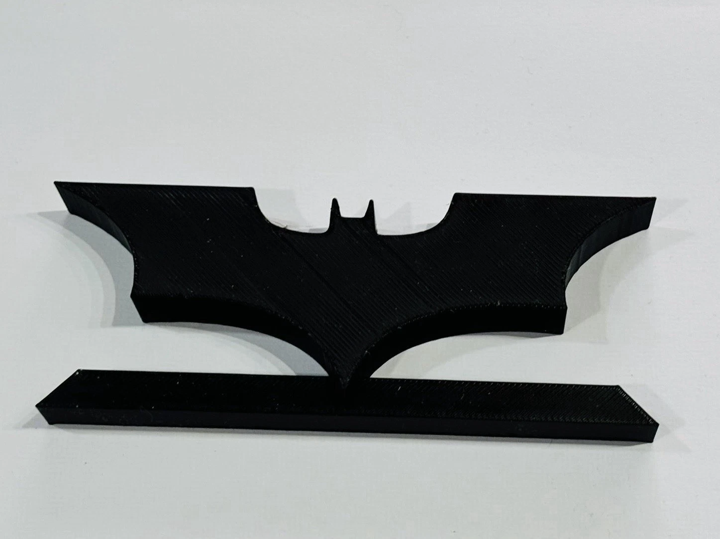 Decorative Christian Bale Batman table stand DC 3D Logo Cinema Room Sign Display