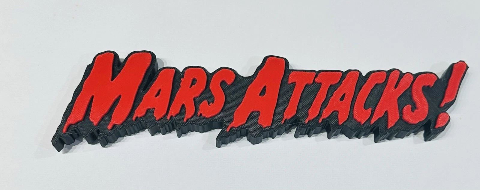 Decorative Mars Attacks! Film TV logo Sign Display Pops