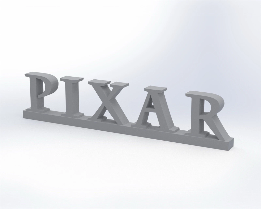 Decorative Pixar Logo Sign Pop Display And Any Colour