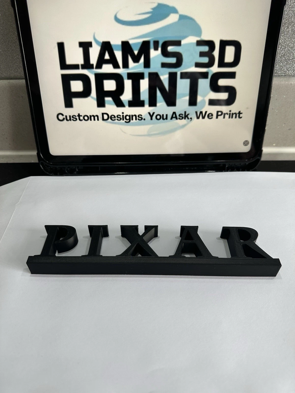 Decorative Pixar Logo Sign Pop Display And Any Colour