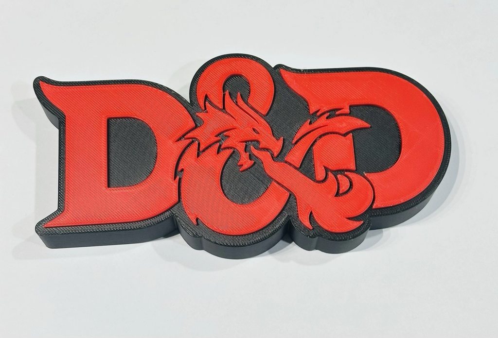Decorative Dungeons And Dragons Film Room Sign Display Logo Pops