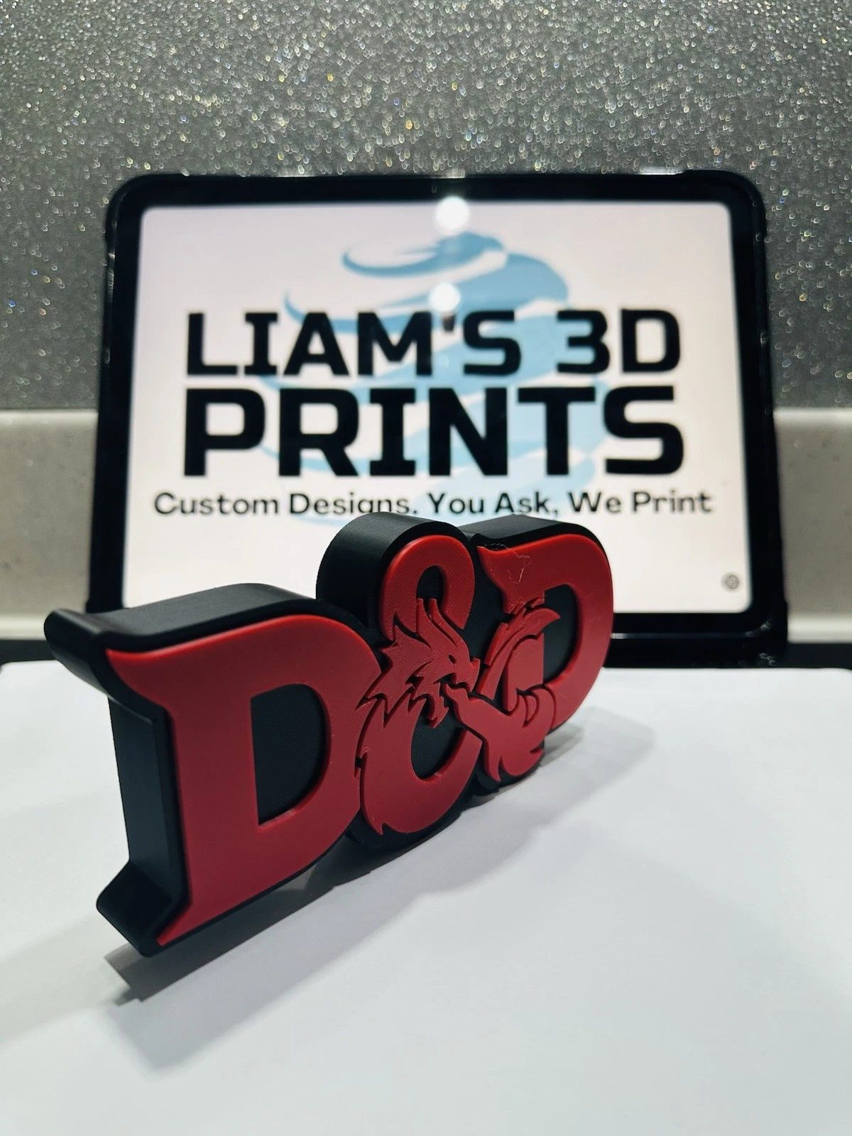 Decorative Dungeons And Dragons Film Room Sign Display Logo Pops