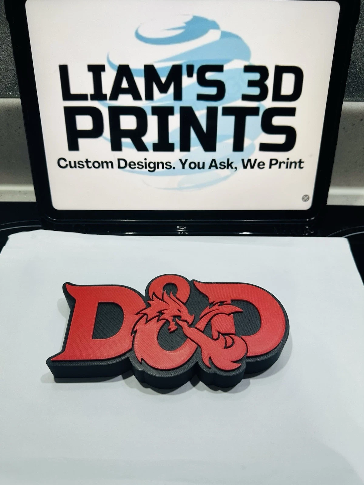 Decorative Dungeons And Dragons Film Room Sign Display Logo Pops