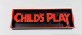 Decorative Child's Play Chucky Logo Film Sign Display S 17.5cm L 22cm
