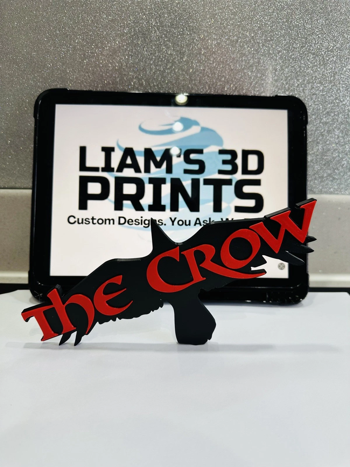 Decorative The Crow Logo Sign Display Movie Room