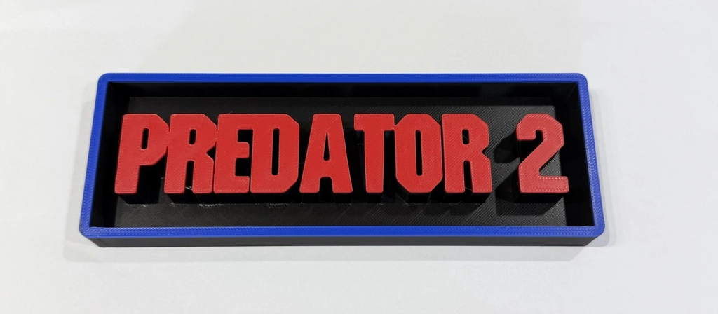 Decorative The Predator 2 Film Logo Sign Display Cinema small 17.5cm Large 22cm