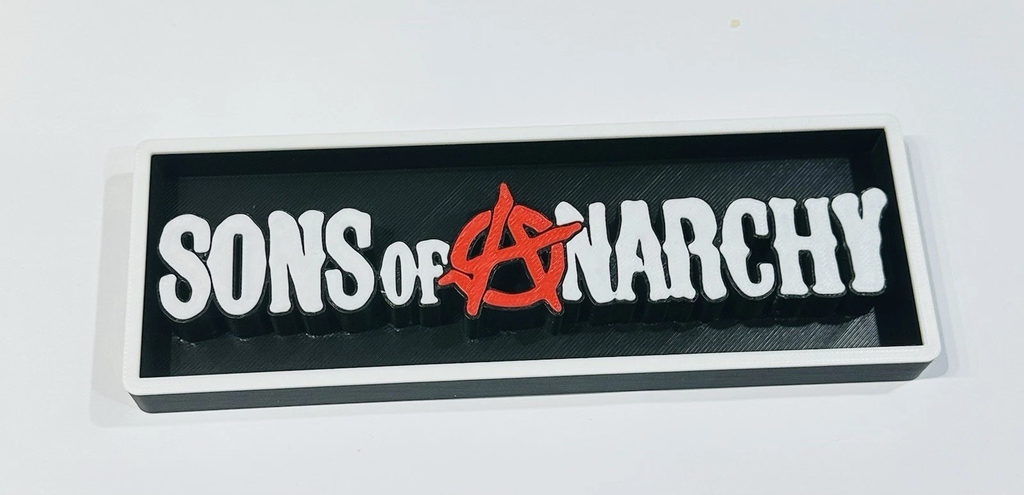 Decorative sons of Anarchy Logo Sign Display Cinema s 17.5cm L 22cm
