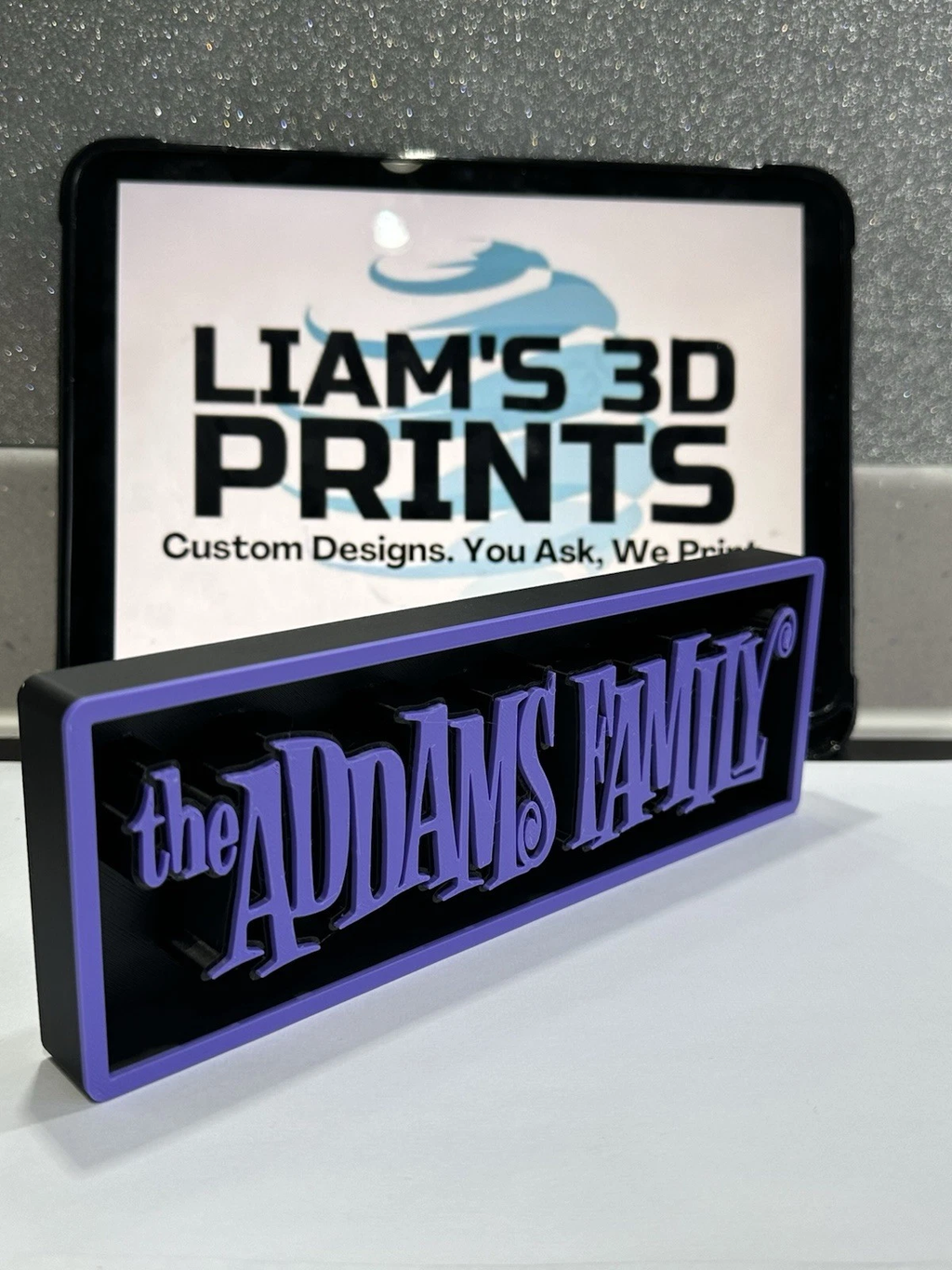 Decorative Addams Family Film Logo Sign Display Cinema s 17.5cm L 22cm
