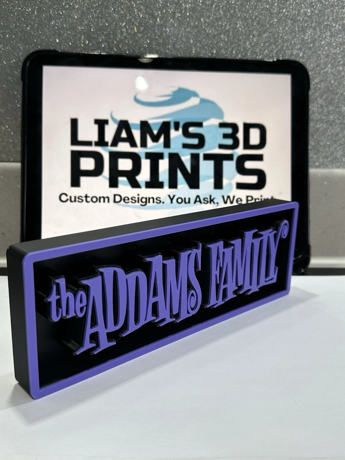 Decorative Addams Family Film Logo Sign Display Cinema s 17.5cm L 22cm