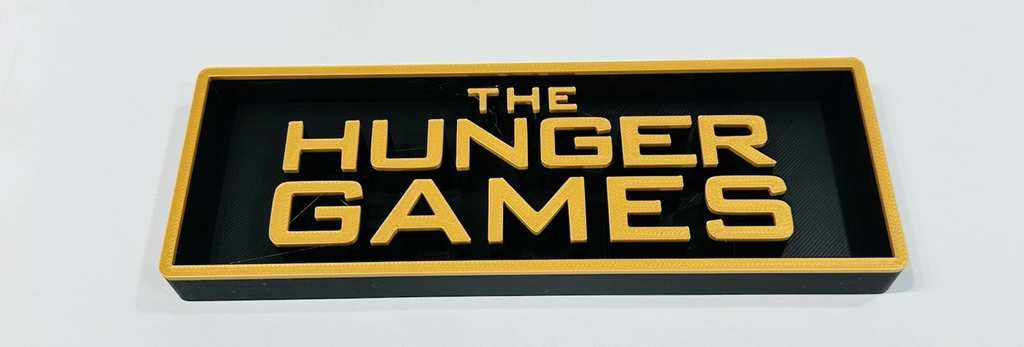 Decorative Hunger Games Film Logo Sign Display Cinema small 17.5cm Large 22cm