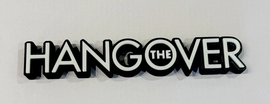 Decorative The Hangover Film TV Self Standing logo Sign Display Pops