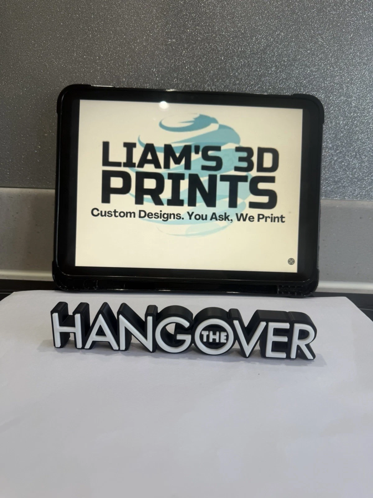 Decorative The Hangover Film TV Self Standing logo Sign Display Pops