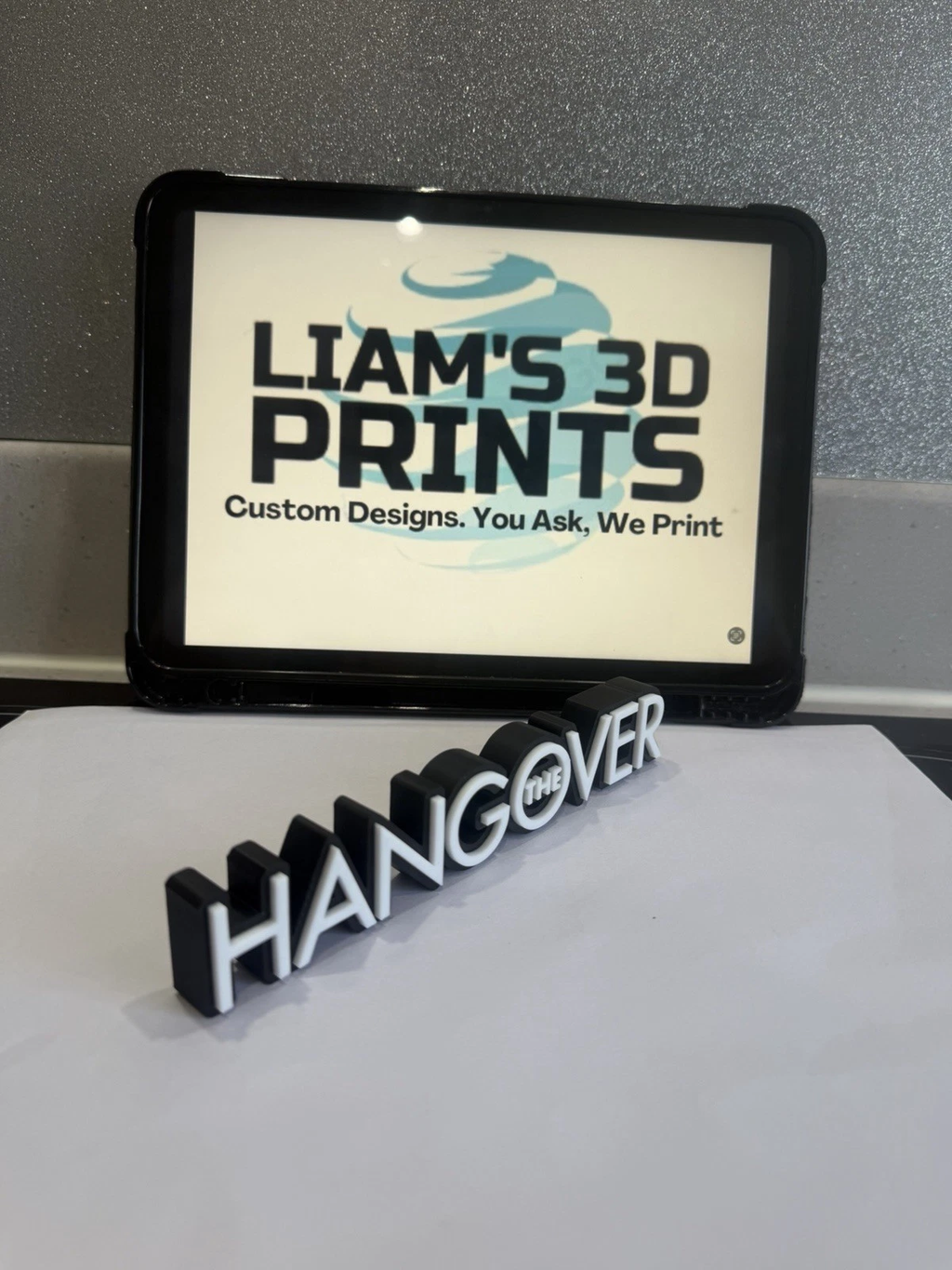 Decorative The Hangover Film TV Self Standing logo Sign Display Pops