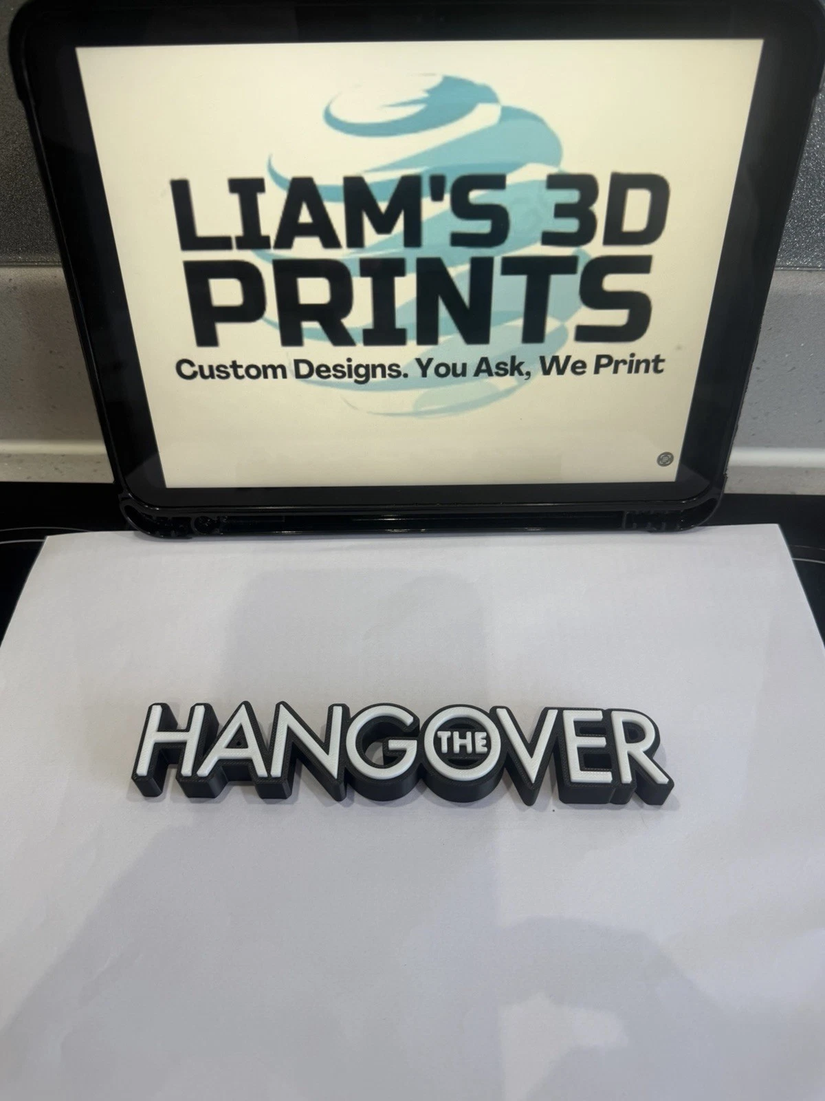 Decorative The Hangover Film TV Self Standing logo Sign Display Pops
