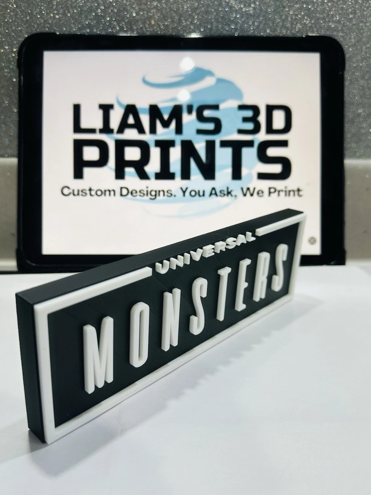 Decorative Universal Monsters Film TV logo Sign Display Pops