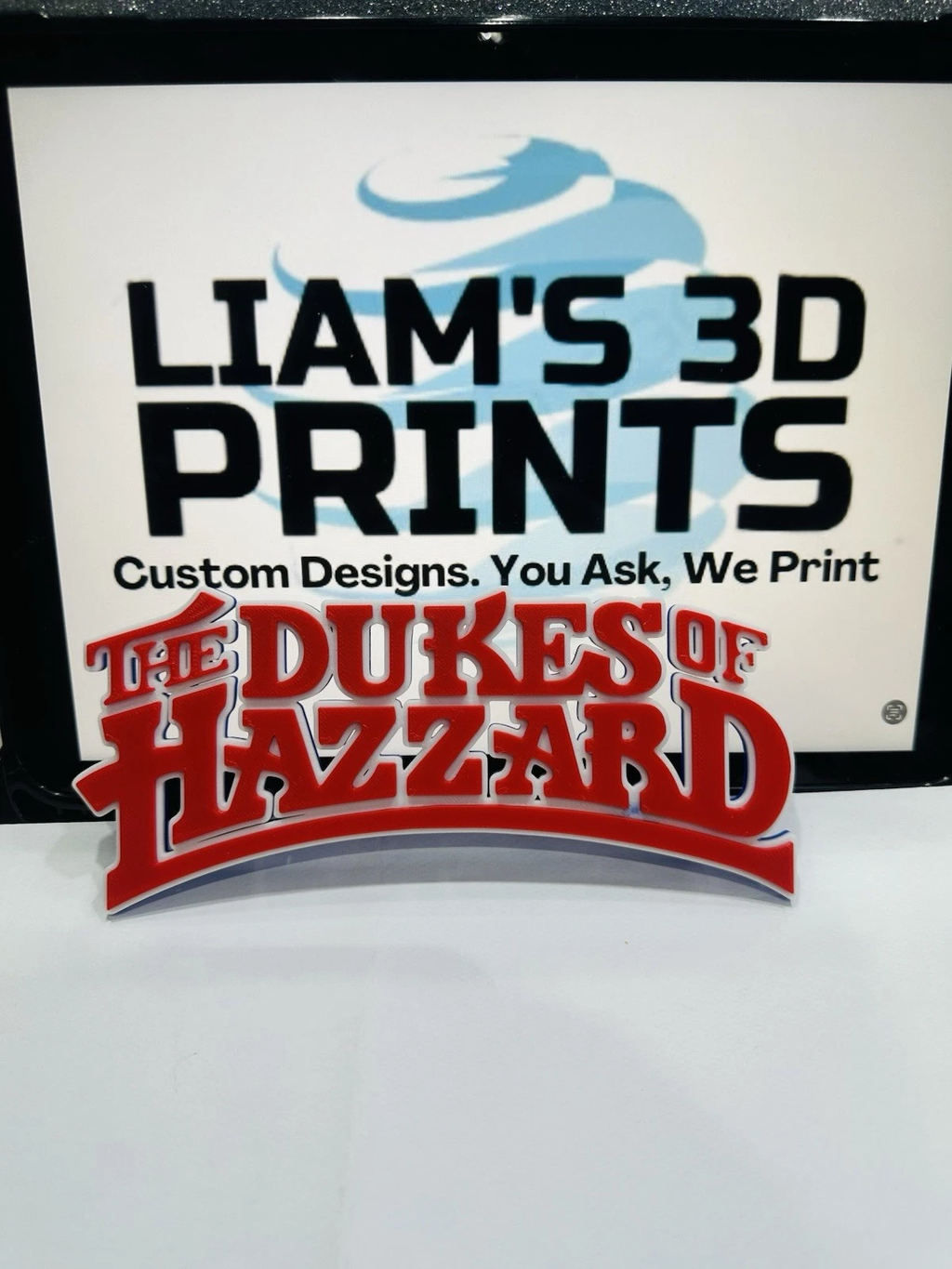 Decorative Dukes Of Hazzard Film Logo Word Sign Room Display Pops