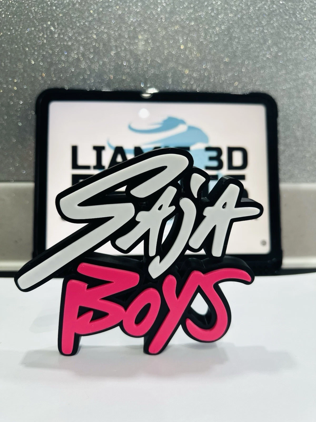 Decorative Kpop Demon Hunters Saja Boys Film TV Self Standing logo Sign Display