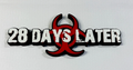 Decorative 28 Days Later Film TV Self Standing logo Sign Display Pops