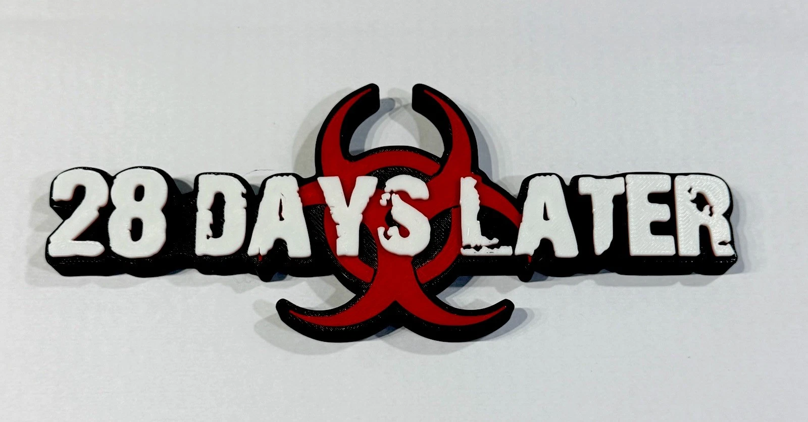 Decorative 28 Days Later Film TV Self Standing logo Sign Display Pops