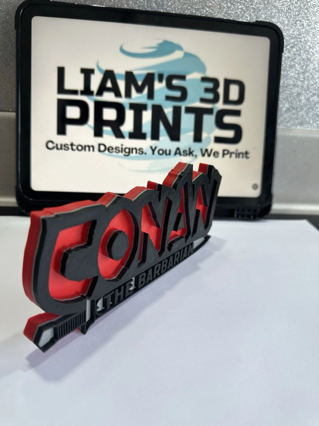 Decorative Conan The Barbarian 3D Room Sign Logo Display