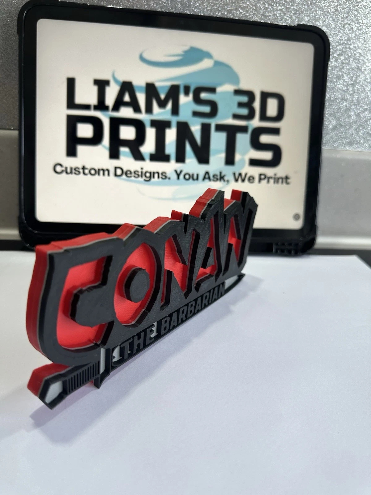 Decorative Conan The Barbarian 3D Room Sign Logo Display