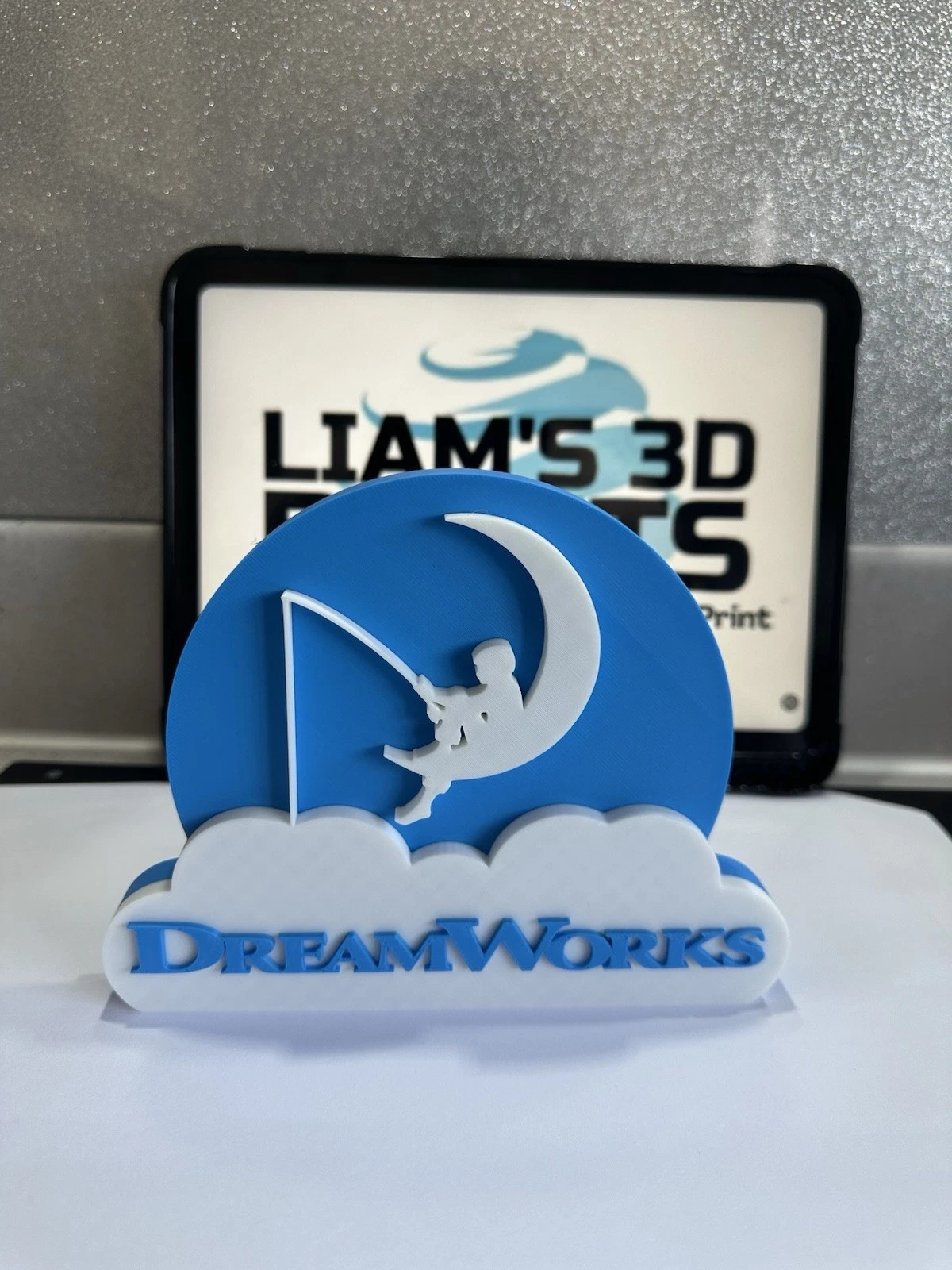 Decorative Dreamworks Moon Sky Film logo Sign Display Pop