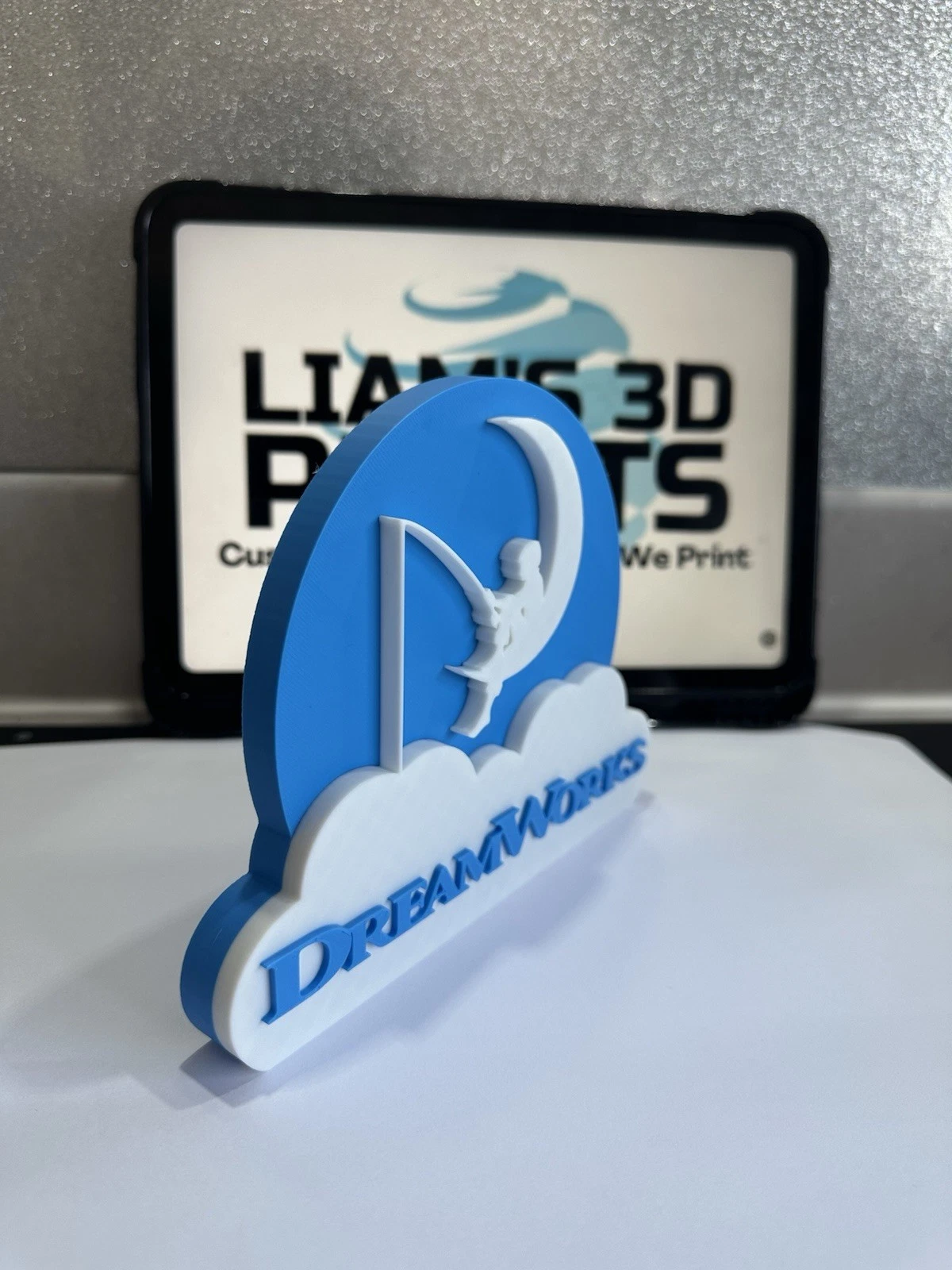 Decorative Dreamworks Moon Sky Film logo Sign Display Pop