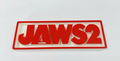 Decorative Jaws 2 Film Logo Sign Display Cinema s17.5cm L22cm