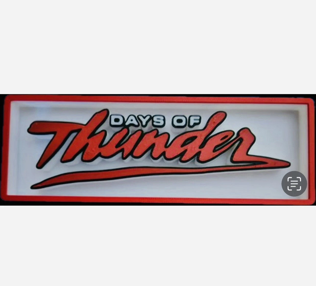 ecorative days of thunder Film Logo Sign Display Cinema s 17.5cm L 22cm