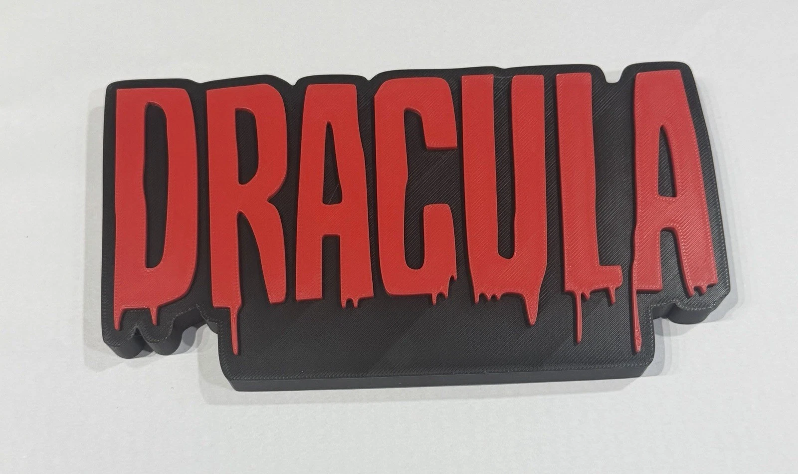 Decorative Dracula Horror Film TV logo Sign Display Pops Retro
