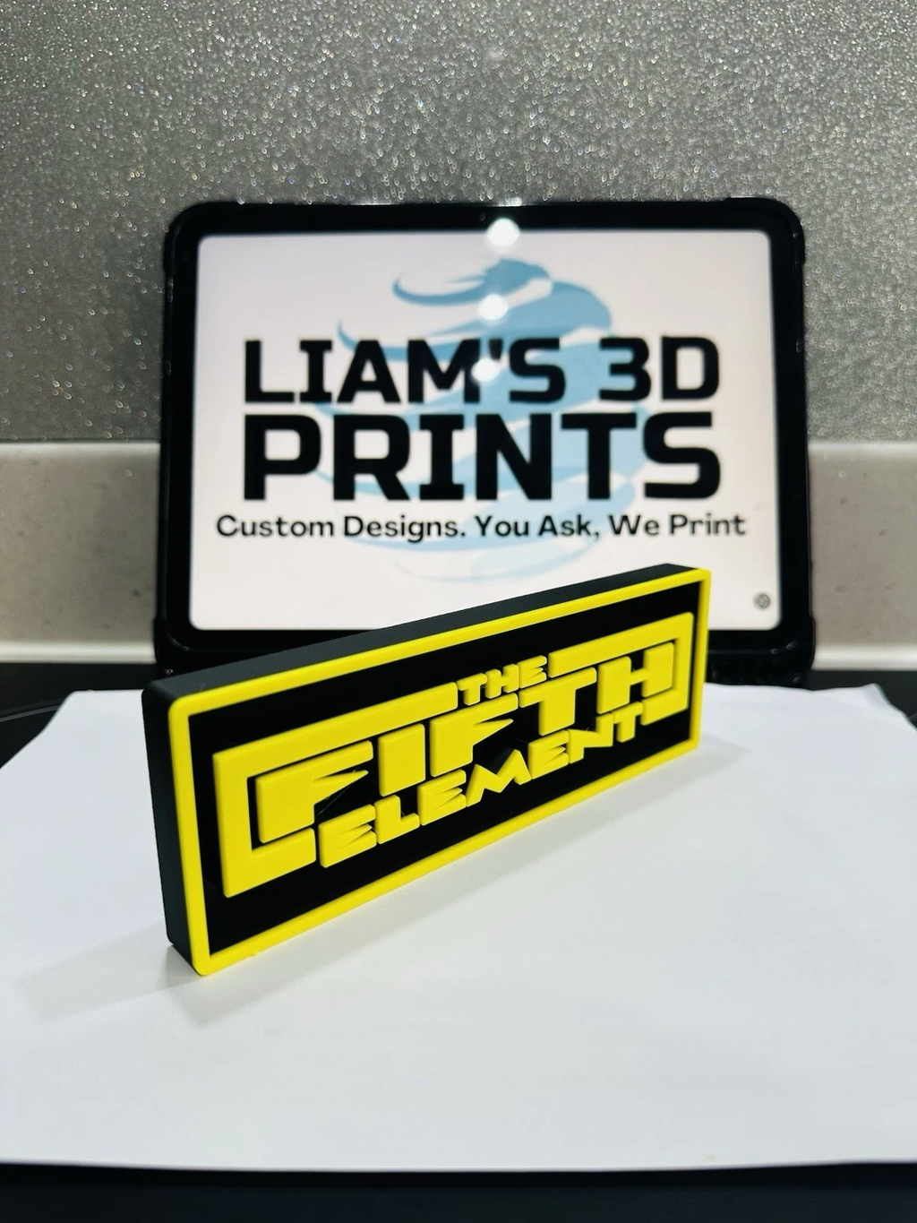 Decorative The Fifth Element Film Logo Sign Display Cinema s17.5cm L22cm